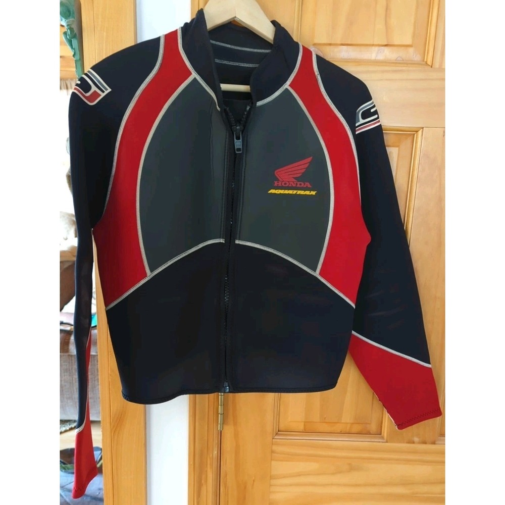 Honda JET SKI Slippery When‎ Wet Aquatrax Wetsuit MENS Long Sleeve Top Size 2XL